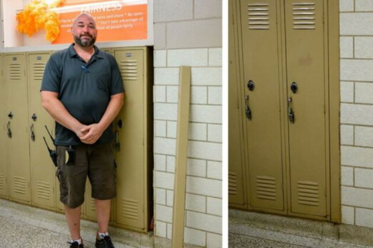 Охоронець знайшов в школі сумку шістдесятирічної давності, яка належала одній із учениць закладу