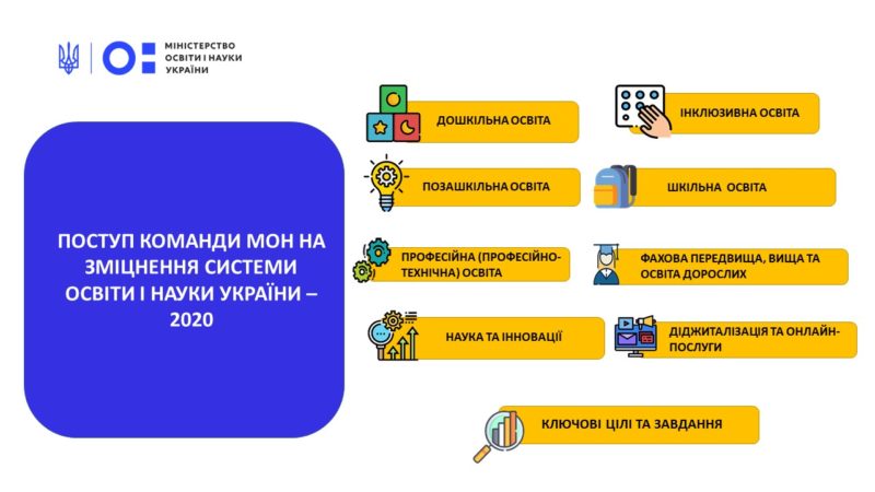 Поступ команди МОН на зміцнення системи освіти і науки України