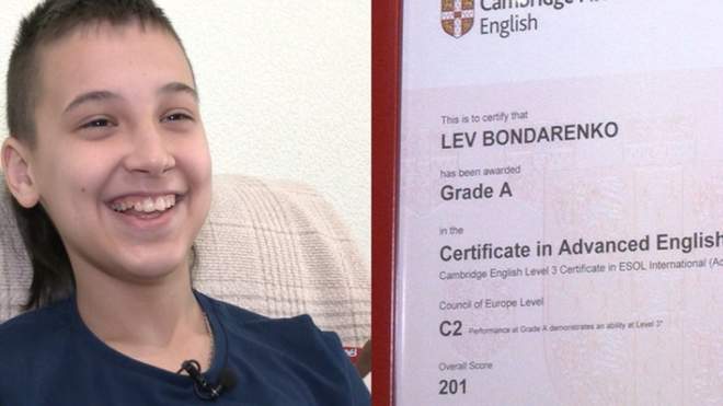11-річний школяр з Харкова вивчив англійську на рівні викладача університету