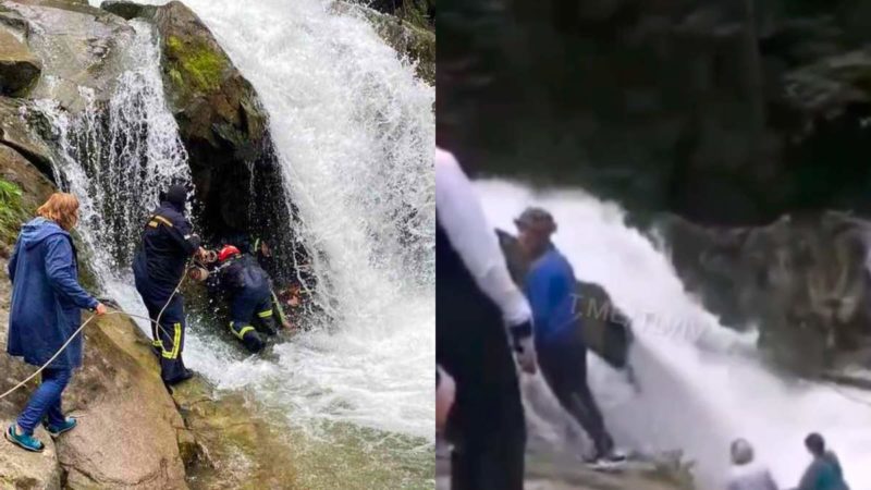 Смерть учня на водоспаді Кам’янка: у мережі опублікували відео з місця трагедії