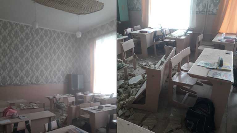 У класі однієї зі шкіл в Чернігівській області обвалилася стеля: фото
