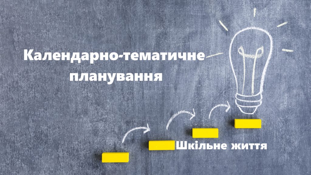 Календарно-тематичне планування з усіх предметів на 2024/2025 н. р.